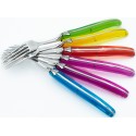 Fourchettes de table en crylux multicolore