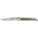 11 cm guilloched dual 2 bolsters Laguiole in juniper