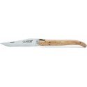 Laguiole folding knife in bronze and brass in resin