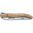Laguiole folding knife in bronze and brass in resin