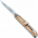 12 cm 2 bolsters Laguiole knife with a corkscrew in juniper