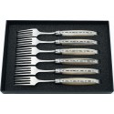 Table forks in blonde horn tip