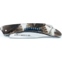 Saint Côme knife 12cm full handle in jet feather