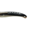 Laguiole 12 cm plein manche en pointe de corne ressort Pont des Arts