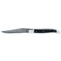 Couteau Laguiole 12 cm en ébène et lame damas carbone