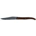 Couteau Laguiole 12 cm en amourette et lame damas carbone