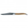 Couteau Laguiole 12 cm en genévrier et lame damas carbone