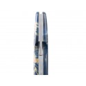 Le légende 10cm double pompe bois stabilisé teinté
