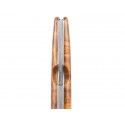 Le légende 12cm double pompe bois stabilisé teinté