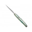 Le légende 12cm double pompe bois stabilisé teinté