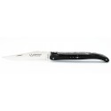 Couteau Laguiole 11cm Plein manche en Ebène