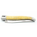 Couteau Laguiole 10cm 2 mitres en Bois