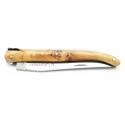 Couteau Laguiole 10cm plein manche en genevrier