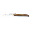 Couteau Laguiole 10cm Plein manche en pistachier