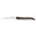 Couteau Laguiole 10cm plein manche en noyer