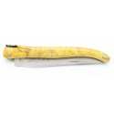 Couteau de Laguiole 10cm plein manche en Buis