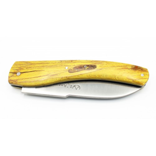 Couteau L'Antartica 12cm Hêtre de l'Aubrac jaune