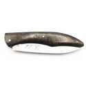 Couteau Le Loki 12cm plein manche en Fibre de carbone et bronze