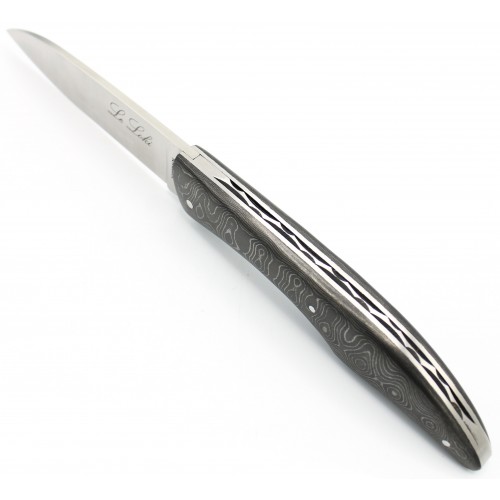 Couteau Le Loki 12cm plein manche en Fibre de carbone