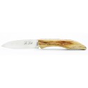 Couteau Le Loki 12cm plein manche en Hêtre de l'Aubrac Naturel