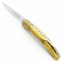 Pocket knife l'Espalion Lady bridge in dark blue beech wood