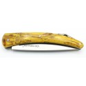 Pocket knife l'Espalion Lady bridge in dark blue beech wood