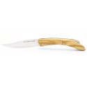 Saint Côme knife 12cm full handle in olivewood