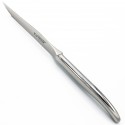 Box of 6 table knives entirely in stainless steel