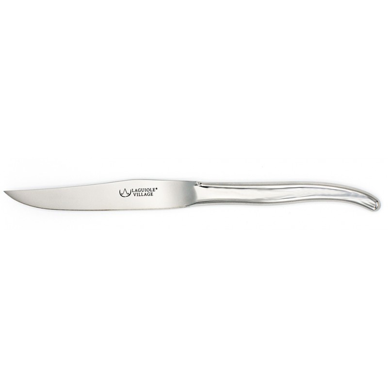 Coffret de 6 couteaux de table Tout Inox, abeille forgée.