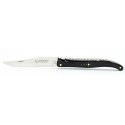Exceptional Laguiole pocket knife 12cm black horn tip
