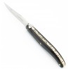 Exceptional Laguiole pocket knife 12cm black horn tip