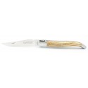 Couteau Laguiole 12cm 2 mitres en Hêtre de l'Aubrac