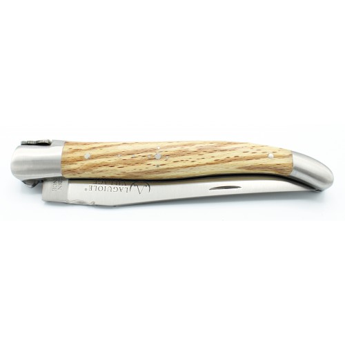 Laguiole pocket knife 12cm 2 bolsters in birch