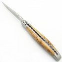 Couteau Laguiole 12 cm 2 mitres en genévrier