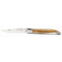 Laguiole 12 cm 2 mitres en olivier