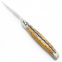 Laguiole 12 cm 2 mitres en olivier