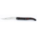 Laguiole pliant 12 cm en genévrier avec ressort imagine