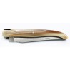 Laguiole folding knife in bronze and brass in resin