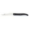 Laguiole pocket  knife in ebony, japanese damascus blade