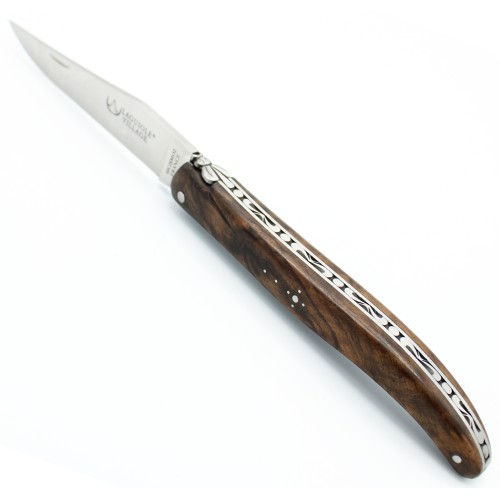 Laguiole pocket  knife 12cm full handle in walnut