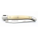 Laguiole 11 cm 2 mitres en pointe de corne blonde