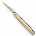 Couteau Laguiole 11cm Plein manche en Hêtre de l'Aubrac
