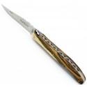 Laguiole 12 cm plein manche en pistachier