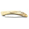 Pocket knife Le Saint Côme 12cm with a pump closure full handle in natural beech