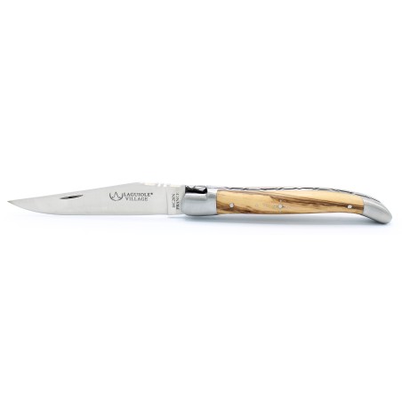 Couteau Laguiole 11 cm 2 mitres en olivier