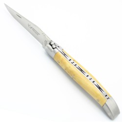 Couteau Laguiole 11 cm 2 mitres en buis