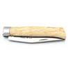 Pocket knife l'Alpin chiselled spring in birch wood