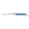 Laguiole pocket knife 12cm 2 boldters in Blue beech with a corkscrew