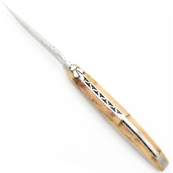 Laguiole pocket knife full handle in wood Mirabeau bridge