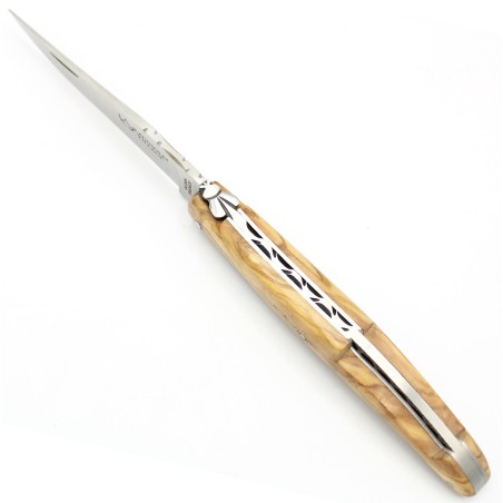 Laguiole pocket knife full handle in wood Mirabeau bridge